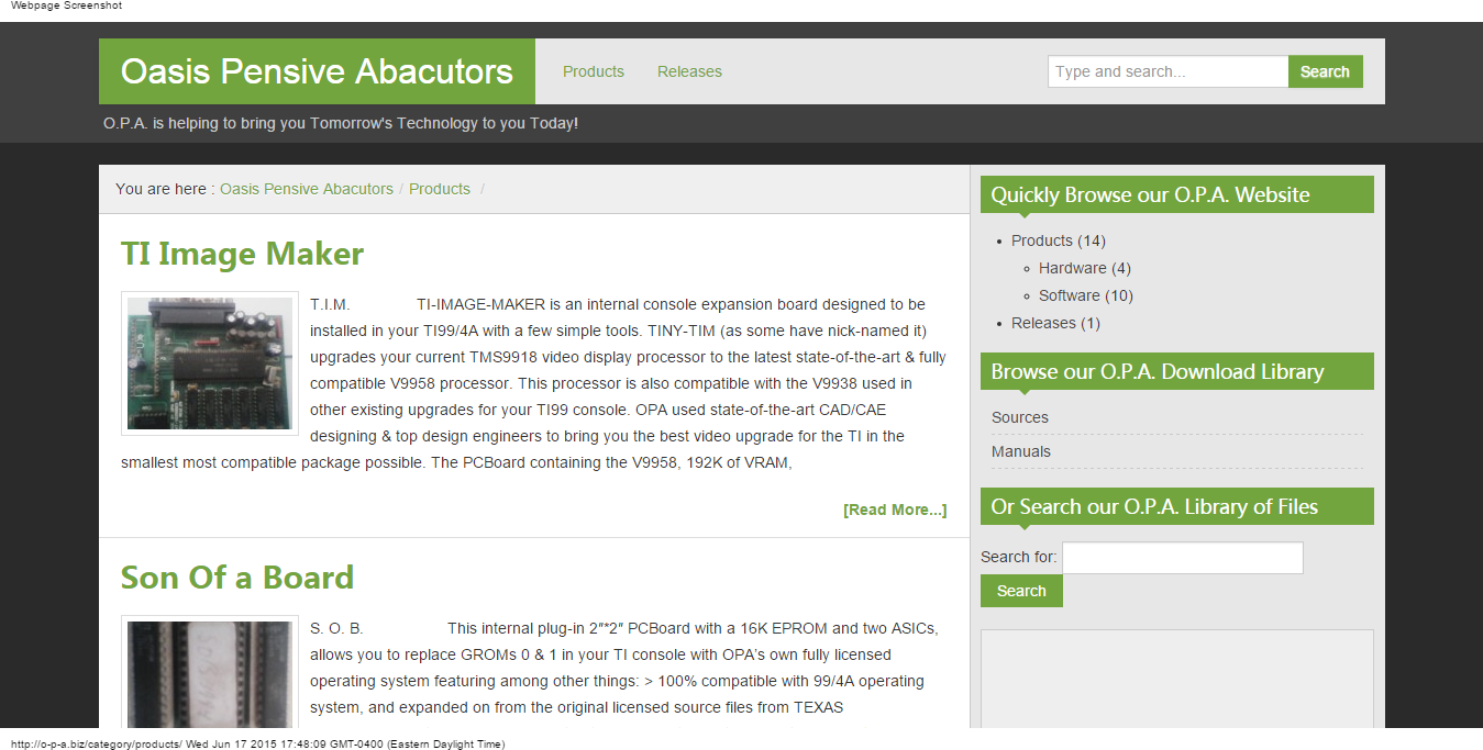 Details : Oasis Pensive Abacutors