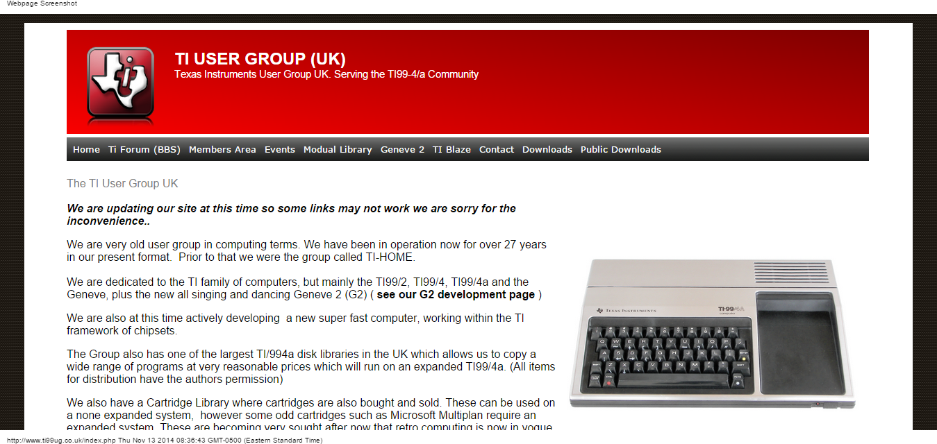 Details : TI USER GROUP (UK)