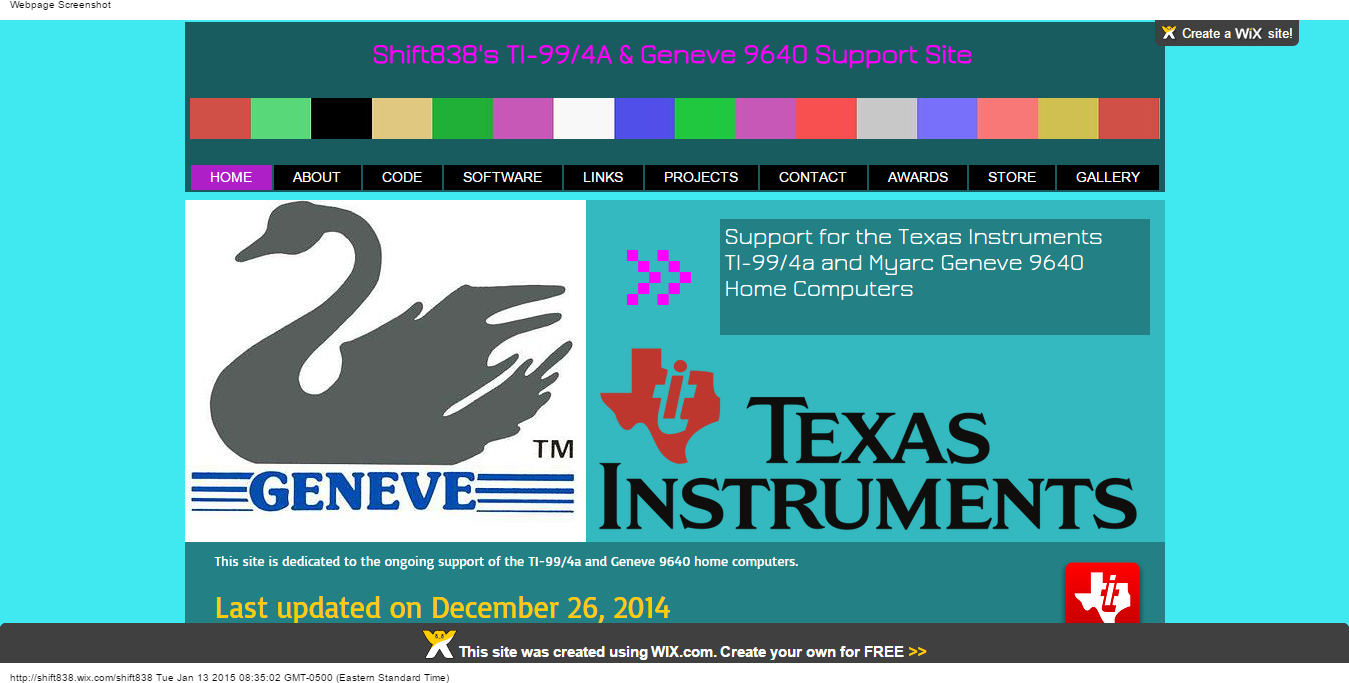 Details : Shift838's TI-99/4A & Geneve 9640 Support Site