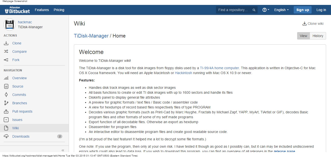 Details : TiDisk-Manager