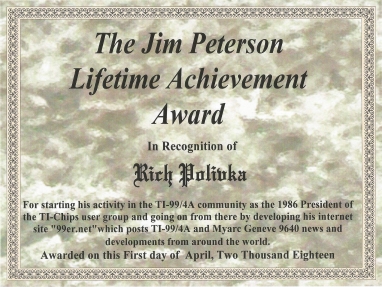 Jim Peterson Award